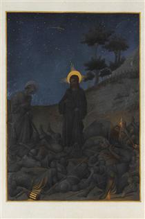 Christ in Gethsemane - Брати Лімбурги