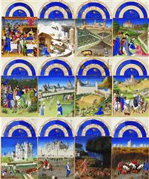 Calendar - Labors of the Months - Limbourg brothers
