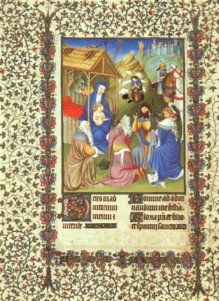 The Adoration of the Magi, c.1408 - Братья Лимбург