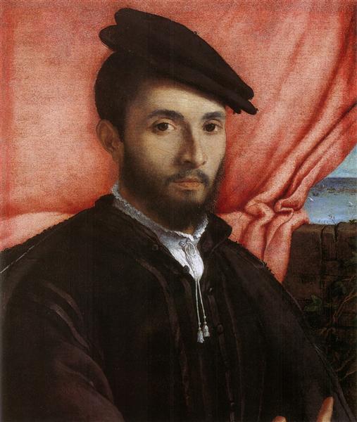 Retrato de um jovem, c.1526 - Lorenzo Lotto