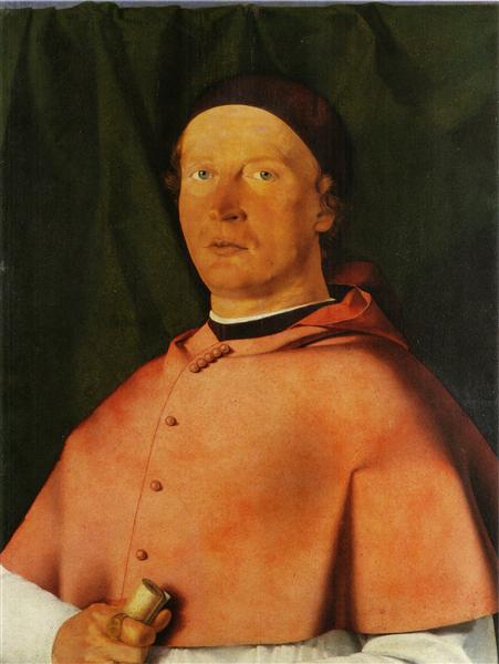 Portrait of Bernardo de' Rossi, Bishop of Trevino, 1505 - Лоренцо Лотто