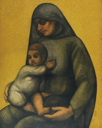 Motherhood, 1974 - Louay Kayyali