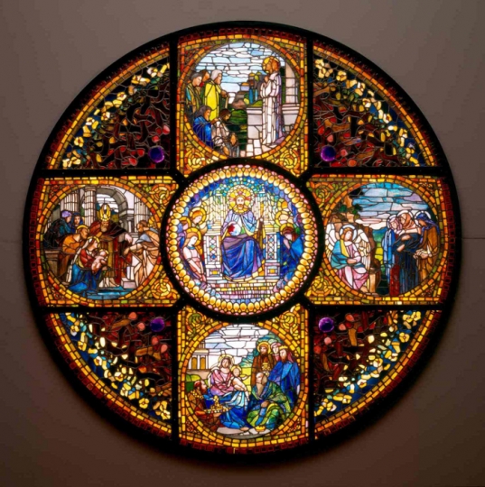 The Story of the Cross window, 1892 - Луис Комфорт Тиффани