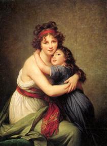 Madame Vigée-Lebrun et sa fille, Jeanne-Lucie-Louise, dite Julie - Élisabeth Vigée Le Brun