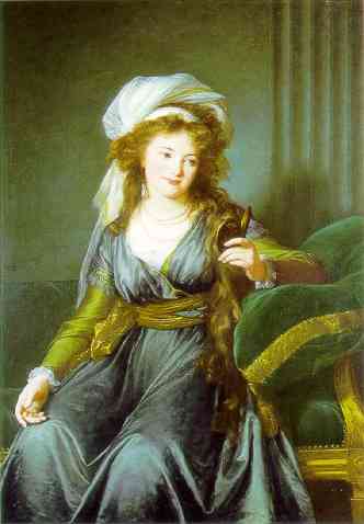 Portrait of Countess Catherine Skavronskaya - 伊莉莎白·維傑·勒布倫