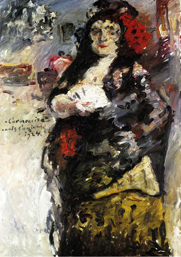Carmencita (Wife of the Artist), 1924 - Ловис Коринт