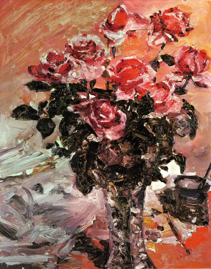 Pink Roses, 1924 - Lovis Corinth
