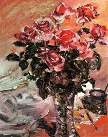 Pink Roses - Ловис Коринт