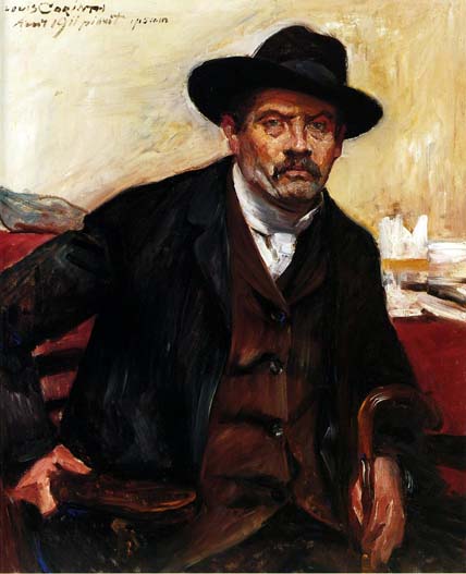 Self-Portrait in a Black Hat, 1911 - Ловіс Корінт