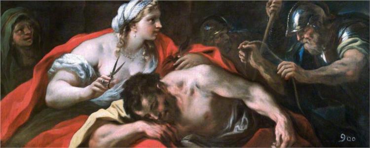 Samson and Delilah, 1696 - 盧卡‧佐丹奴