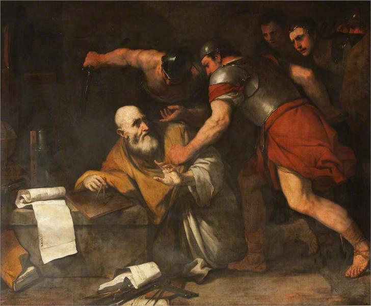 The Death of Archimedes - Luca Giordano