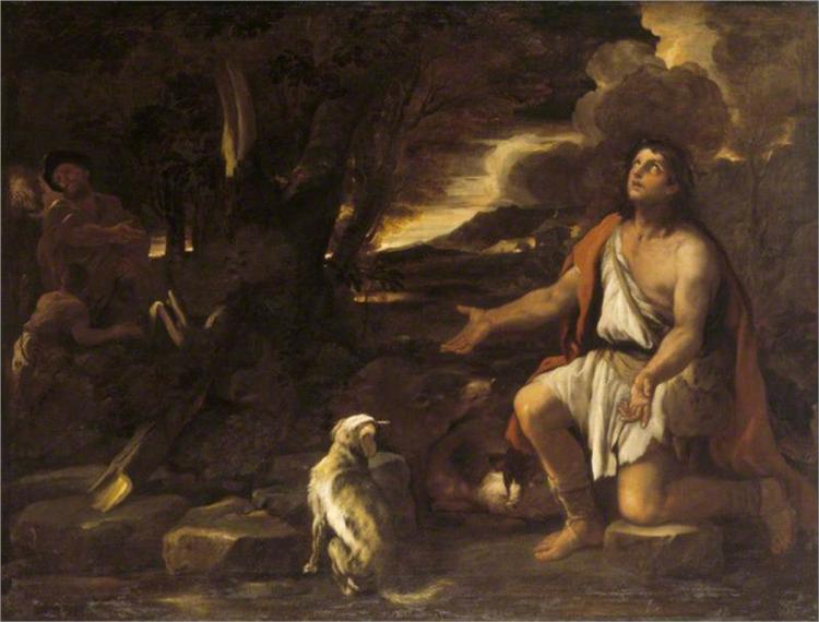 The Parable of the Prodigal Son. The Penitent Swineherd, 1685 - Luca Giordano