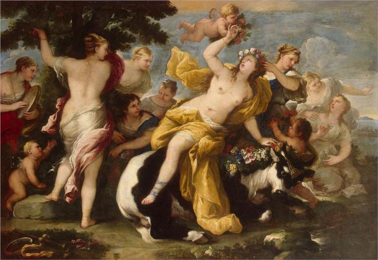 The Rape of Europa, 1677 - Luca Giordano