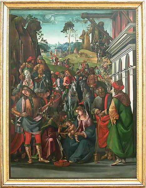 L'Adoration des Mages, c.1495 - Luca Signorelli