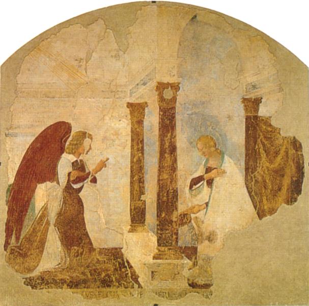 Annunciation, c.1470 - c.1479 - Лука Синьорелли