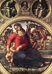 Madonna and Child with Prophets - Luca Signorelli