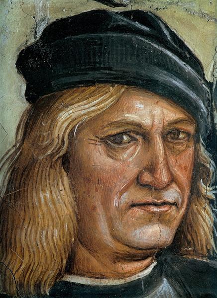 Self-portrait (detail from The Preaching and Acts of the Antichrist), 1500 - Luca Signorelli