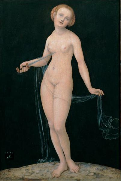 Lucretia, 1532 - Лукас Кранах Старший