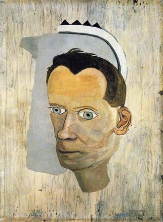 Fragment Head of Gerald Wilde, 1943 - Lucian Freud