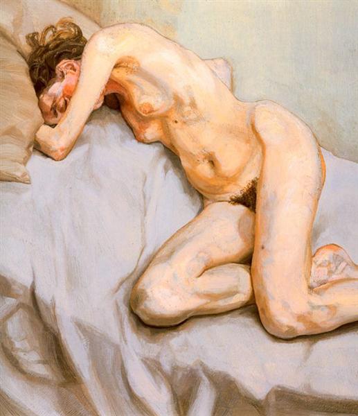 Naked Girl, 1985 - 盧西安‧佛洛伊德