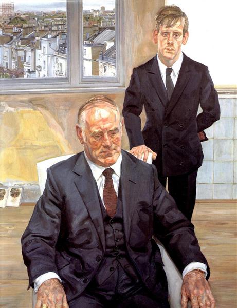 Two Irishmen in W11, 1984 - 1985 - Луціан Фройд