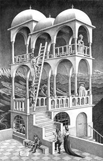 Belvedere - Maurits Cornelis Escher