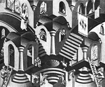Convex and Concave - M.C. Escher
