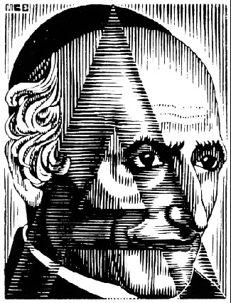 Initial A, 1931 - Maurits Cornelis Escher
