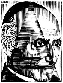 Initial A - Maurits Cornelis Escher