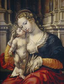 Madonna and Child - Mabuse