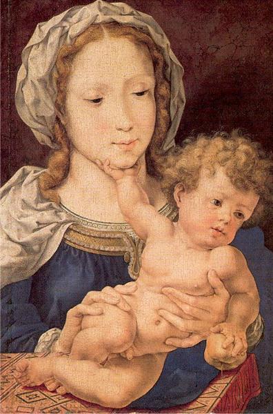 Virgin and Child, 1525 - Мабюз