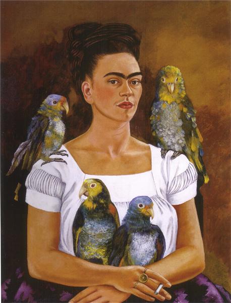 Me and My Parrots, 1941 - Frida Kahlo