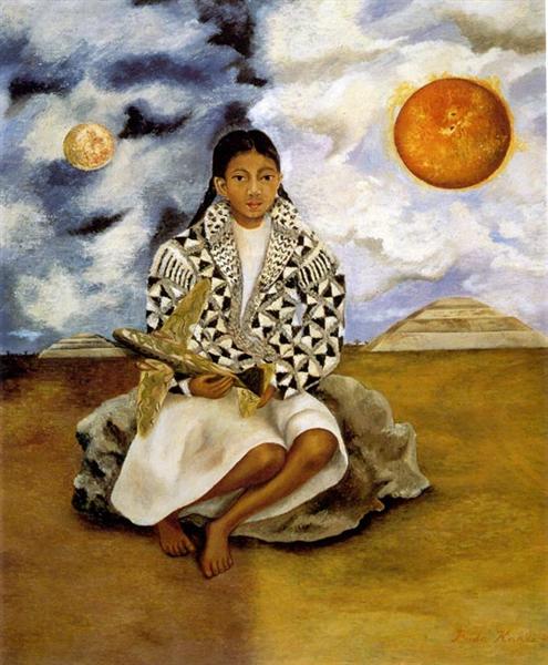 Portrait of Lucha Maria, A Girl from Tehuacan, 1942 - Frida Kahlo