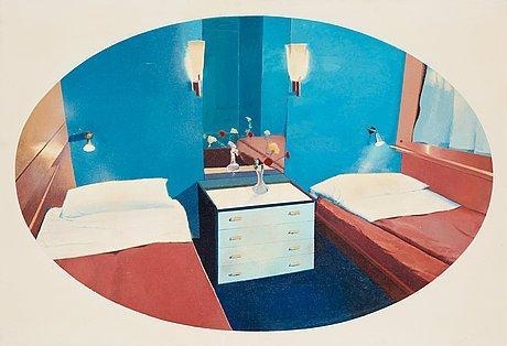 State Cabin (Room 2), 1966 - Malcolm Morley