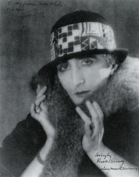 Rrose Selavy alias Marcel Duchamp, 1921 - Ман Рей