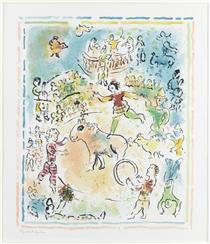Burlesque and circus - Marc Chagall