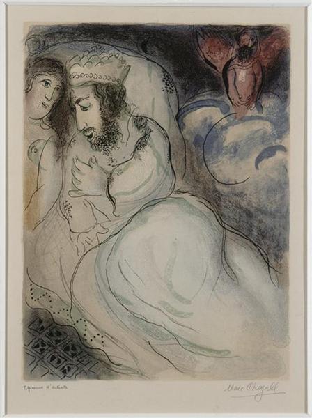 Sarah and Abimelech, 1960 - Marc Chagall