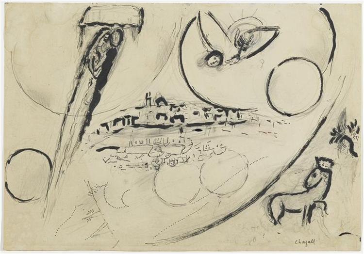 Song of Songs III, 1960 - Marc Chagall