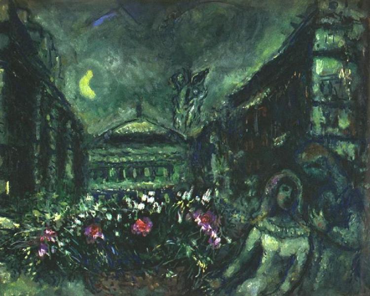 The Avenue of Opera, 1969 - Marc Chagall