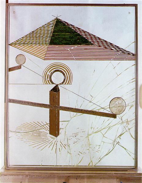 To Be Looked at (from the Other Side of the Glass) with One Eye, Close to, for Almost an Hour, 1918 - Marcel Duchamp
