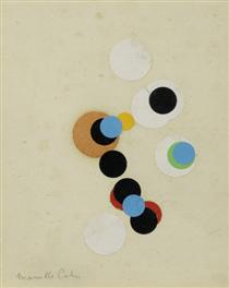 Composition with Circles - Marcelle Cahn