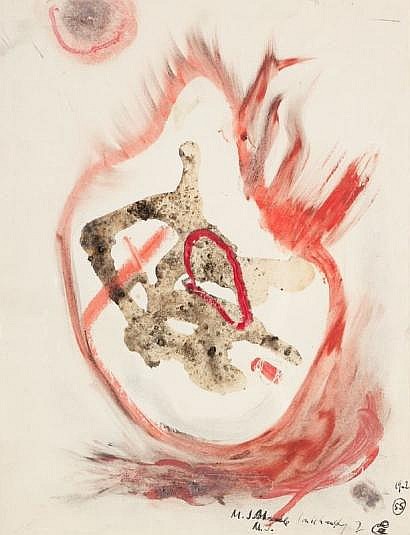 Composition abstraite, 1955 - Marcelle Loubchansky