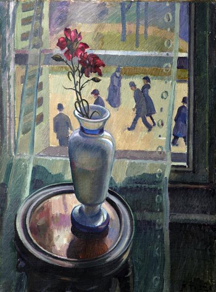 Finestra su Saint-Germain-des-Prés, 1927 - Mario Tozzi