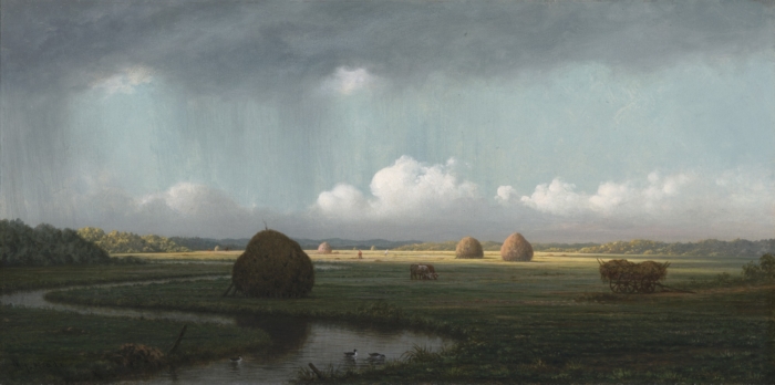 Sudden Showers, Newbury Marshes, 1875 - Мартин Джонсон Хед
