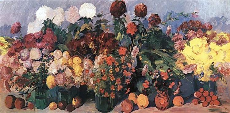 Autumn flowers and fruits, 1939 - 马尔季罗斯·萨良