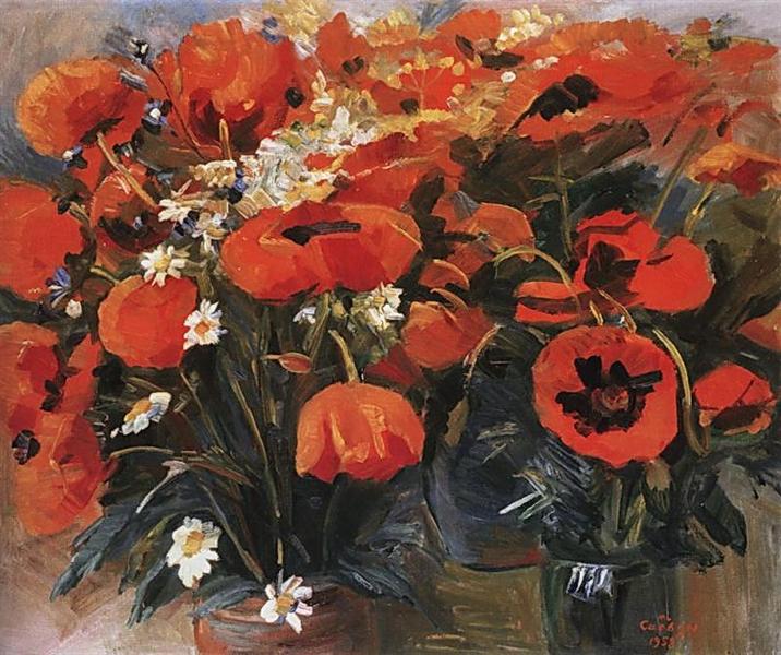 Poppies, 1958 - Martiros Sarjan