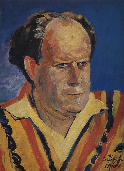 Portrait of film director Sergei Eisenstein, 1940 - 马尔季罗斯·萨良