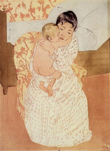 Nude Child, 1890 - 1891 - Mary Cassatt