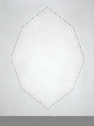 Untitled (White Octagon), 1964 - Mary Corse