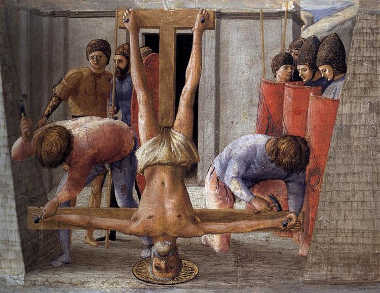 A Crucificação de São Pedro, 1426 - Masaccio